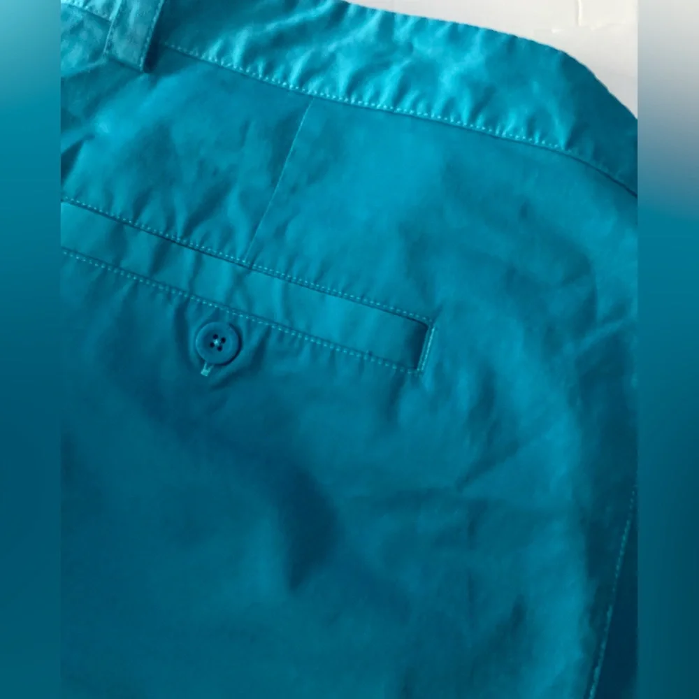 Lesmart Mens Golf Shorts SZ 38 Teal Flat Front